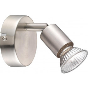 Σποτ Επίτοιχο GU10 Νικελ Σατινέ Base 660001 NOVA LUCE