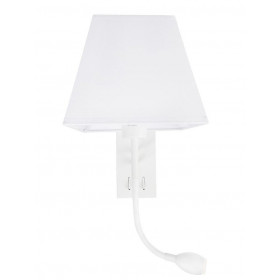 Απλίκα E27 & LED 3W Λευκό Valencia 8127401 NOVA LUCE