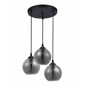 Φωτιστικό Τρίφωτο Ε27 Φυμέ Γυαλί Adelina 8436402 NOVA LUCE