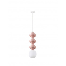 Φωτιστικό Μονόφωτο E14 Ροζ Και Λευκό Chic 9009121 NOVA LUCE