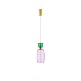 Φωτιστικό LED 9W 3000k Μωβ Και Πράσινο Pluma 9030544 NOVA LUCE