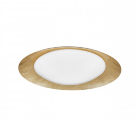 Πλαφονιέρα LED 28W 3000k Λευκό Και Χρυσό Zano 9053821 NOVA LUCE