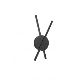 Απλίκα LED 18W 3000k Μαύρο Reslin 9100202 NOVA LUCE