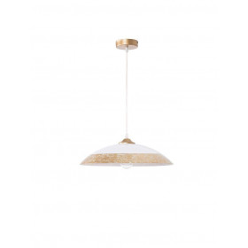 Φωτιστικό Μονόφωτο E27 Λευκό Και Χρυσό Benito 9112141 NOVA LUCE