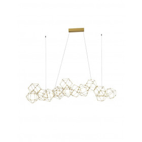 Φωτιστικό LED 67.2W 3000k Χρυσό Nebula 9186814 NOVA LUCE