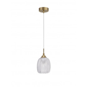 Φωτιστικό Μονόφωτο E27 Χρυσό Και Διάφανο Vario 9191541 NOVA LUCE