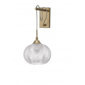 Απλίκα E27 Χρυσό Και Διάφανο Vario 9191545 NOVA LUCE