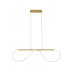 Φωτιστικό LED 29W 3000k Χρυσό Και Λευκό Tiriac 9548103 NOVA LUCE