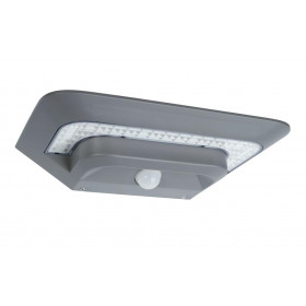 Ηλιακό Φωτιστικό LED 2.4W 4000k Ασημί Με Αισθητήρα Κίνησης Ghost LUTEC