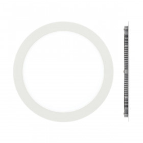 Πάνελ LED Χωνευτό 24W 3000k Στρογγυλό Λευκό VK/04017/W/W VK LED