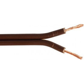 Καλώδιο NYFAZ HO3VH-H 2x0.75mm² Πλακέ Καφέ SALCAVI