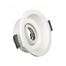 Σποτ Χωνευτό GU10 Λευκό Γύψος Κινητό VK/09060 VK LED