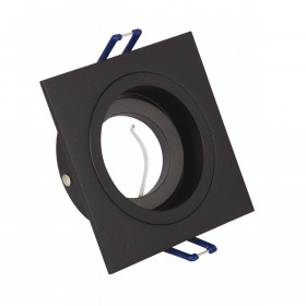 Σποτ Χωνευτό GU10 Μαύρο Κινητό VK/03114G/B VK LED