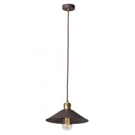 Φωτιστικό Μονόφωτο E27 Καφέ Και Οξυντέ Rustic 3083500 VIOKEF