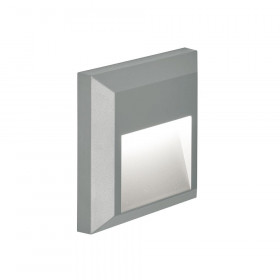 Απλίκα LED 1.5W 3000k Γκρί Leros Plus 4137800 VIOKEF