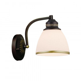 Απλίκα E27 Καφέ Και Λευκό Clair 4141500 VIOKEF