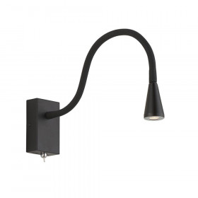 Σπότ Επίτοιχο LED 3W 3000k Μαύρο Koko 4157500 VIOKEF