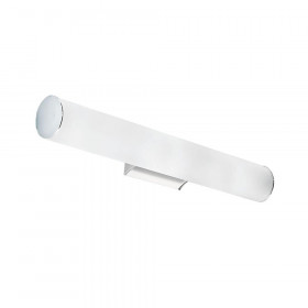Απλίκα Μπάνιου LED 10W 3000k Χρώμιο Και Γυαλί Λευκό IP44  Fibi 4181300 VIOKEF