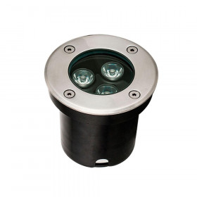 Σπότ Χωνευτό LED 3W 3200k Ασημί Lotus 4186800 VIOKEF