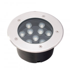 Σπότ Χωνευτό LED 9W 3200k Ασημί Lotus 4187000 VIOKEF