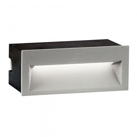 Φωτιστικό Χωνευτό LED 4W 3000k Γκρί ΙΡ65 Theta 4198900 VIOKEF