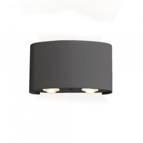 Απλίκα LED 4W 3000k Ανθρακί Twist 4211001 VIOKEF