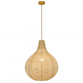 Φωτιστικό Μονόφωτο E27 Ρατάν Και Ξύλο 4227700 VIOKEF