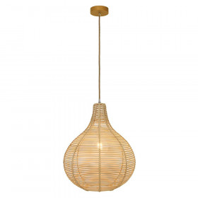 Φωτιστικό Μονόφωτο E27 Ρατάν Και Ξύλο 4227800 VIOKEF