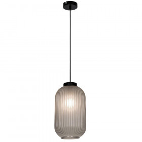 Φωτιστικό Μονόφωτο E27 Μαύρο Και Φυμέ Astor 4253101 VIOKEF