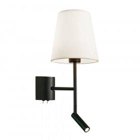 Απλίκα E27 & LED 3W Μαύρο Και Λευκό Sonia 4260600 VIOKEF