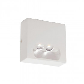 Απλίκα LED 3W 3000k Λευκό Poros 4261400 VIOKEF