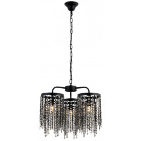 Φωτιστικό Τρίφωτο E14 Μαύρο Και Διάφανο Julianna 4263700 VIOKEF