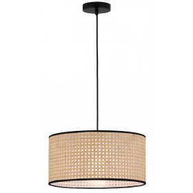 Φωτιστικό Μονόφωτο E27 Φυσικό Και Μαύρο Gheisa 4267700 VIOKEF