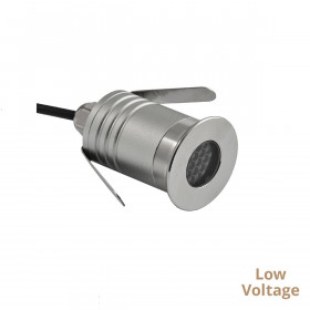 Φωτιστικό Χωνευτό LED 1W 3000k Ασημί Tenor 4269900 VIOKEF