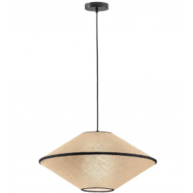 Φωτιστικό Μονόφωτο E27 Φυσικό Και Μαύρο Amica 4270100 VIOKEF