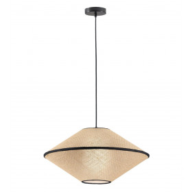 Φωτιστικό Μονόφωτο E27 Φυσικό Και Μαύρο Amica 4270200 VIOKEF