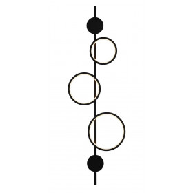 Απλίκα LED 20.6W 3000k Μαύρο Jocco 4271600 VIOKEF