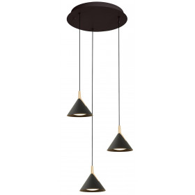 Φωτιστικό LED 23W 3000k Μαύρο Και Χρυσό Jolly 4274100 VIOKEF