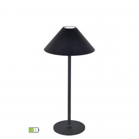 Πορτατίφ LED 3W 4000k Μαύρο Φορητό Cone 4275201 VIOKEF