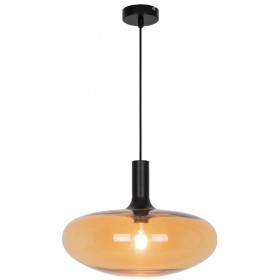 Φωτιστικό Μονόφωτο E27 Μελί Και Μαύρο Convex 4278101 VIOKEF