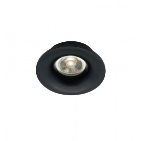 Σπότ Χωνευτό GU10 Μαύρο Σταθερό Moon 4279601 VIOKEF