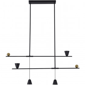 Φωτιστικό LED 24W 3000k Μαύρο Donatella 4280400 VIOKEF