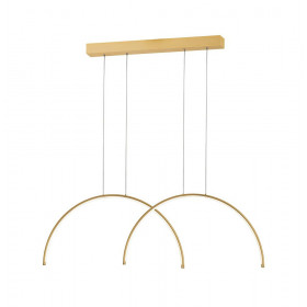 Φωτιστικό LED 39W 3000k Χρυσό Megan 4303100 VIOKEF