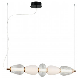 Φωτιστικό LED 23W 3000k Λευκό Και Μπρονζέ Shiny 4304000 VIOKEF