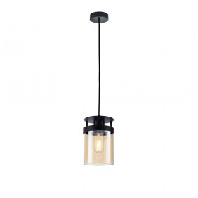 Φωτιστικό Μονόφωτο E27 Μαύρο Και Μελί Betty 4304800 VIOKEF