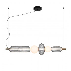 Φωτιστικό LED 28W 3000k Μαύρο Και Χρυσό Margot 4311600 VIOKEF