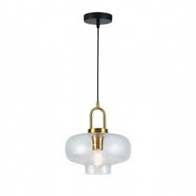 Φωτιστικό Μονόφωτο E27 Χρυσό Και Διάφανο Oslo 4312300 VIOKEF