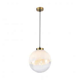 Φωτιστικό Μονόφωτο E27 Χρυσό Και Διάφανο Vana 4313700 VIOKEF