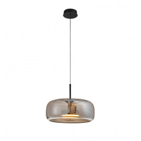 Φωτιστικό LED 12W 3000k Μαύρο Και Φυμέ Deco 4319101 VIOKEF