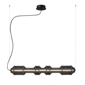 Φωτιστικό LED 34W 3000k Μαύρο Και Άνθρακι Artisti 4322500 VIOKEF